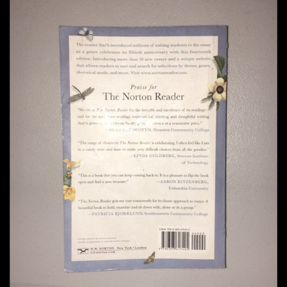 The Norton Reader In (14th) Fourteenth Edition by Melissa A Goldthwaite. - Picture 3 of 8